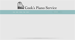 Desktop Screenshot of cookspianoservice.com